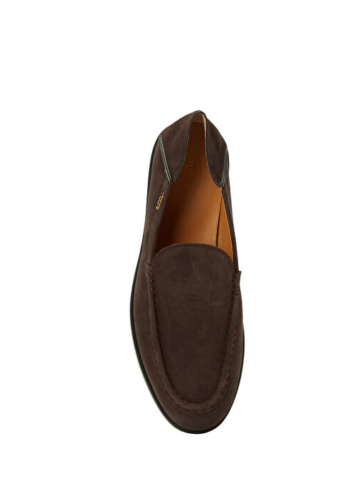Tod's Koyu Kahverengi Tod's Süet Kadın Loafer