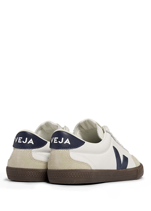 Volley Organic Traced Beyaz Erkek Deri Sneaker - Görsel 4