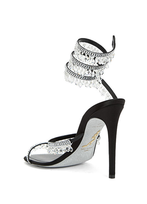 Siyah Silver Kadın Sandalet - Görsel 4