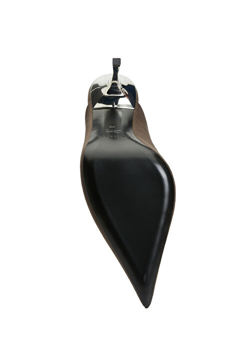 Kahverengi Kadın İpek Terlik - Görsel 6