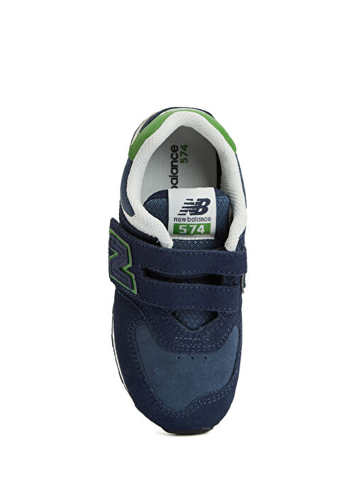 574 Lacivert Çocuk Deri Sneaker - Görsel 5