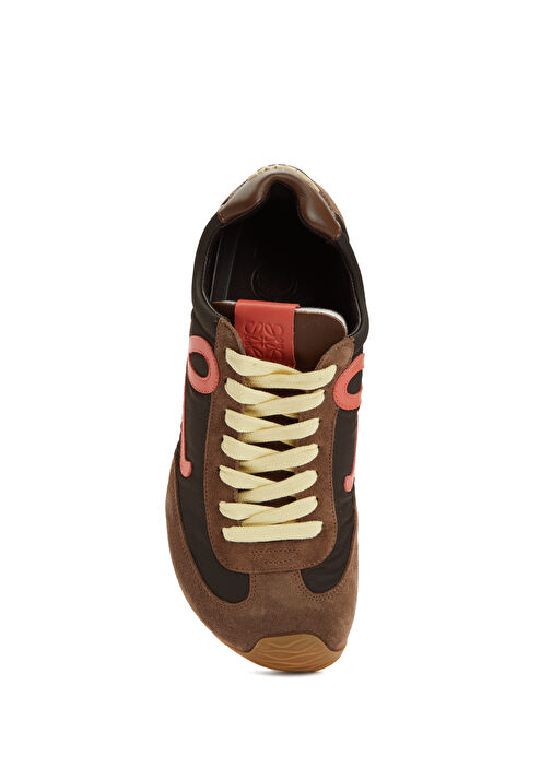 Kahverengi Kadın Deri Sneaker - Görsel 5