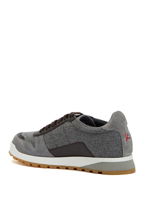 Isaia Isaia Aquacash Gri Erkek Kaşmir Sneaker | Beymen Gri - 4. görsel