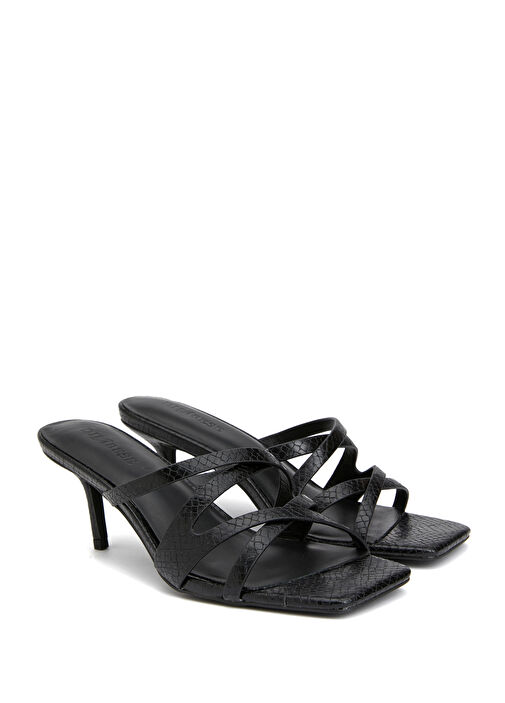 Siyah Kadın Terlik - Görsel 3