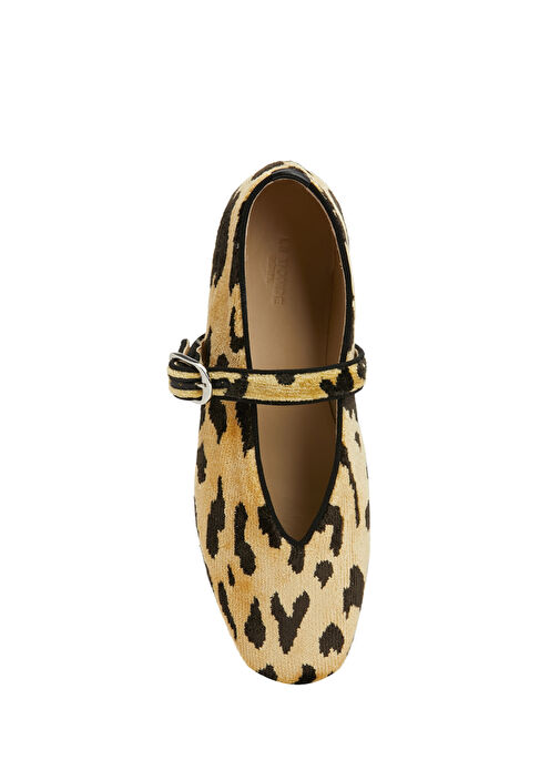 Stella Leopar Desenli Deri Babet - Görsel 5