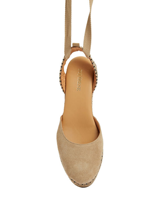 Bej Kadın Süet Espadril - Görsel 5