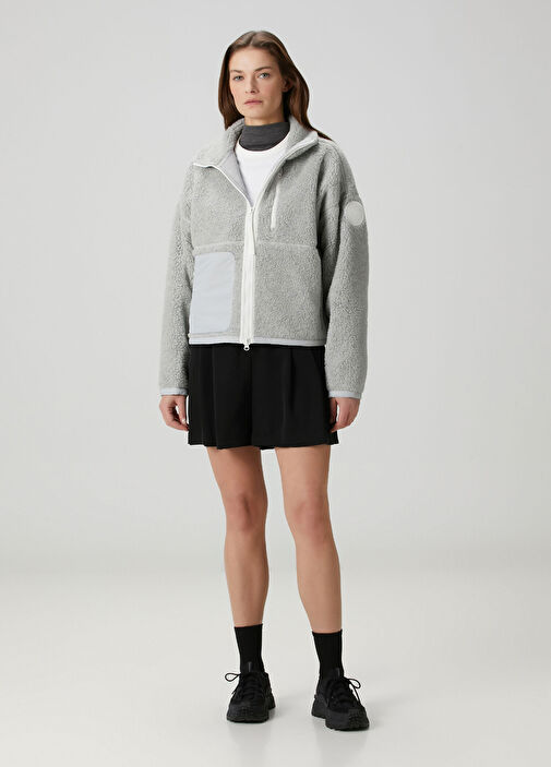 美品HYEON ted cape / gray Canada Goose Gri Kadın Simcoe Gri Polar Ceket 1940768 | Beymen
