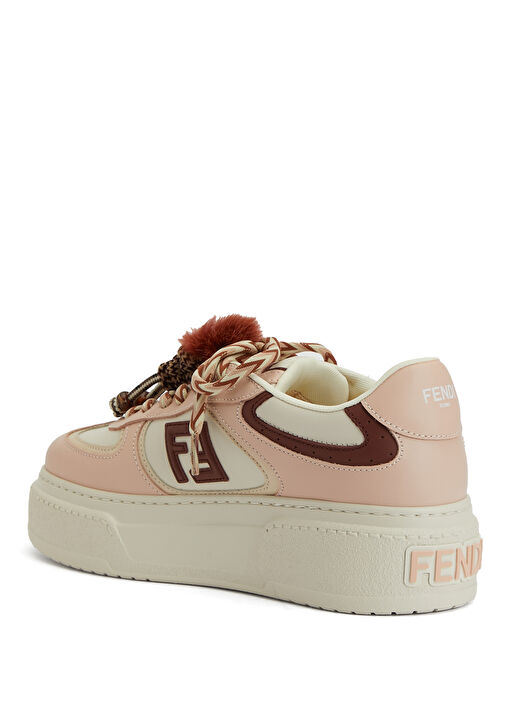 Match Pembe Kadın Deri Sneaker - Görsel 4
