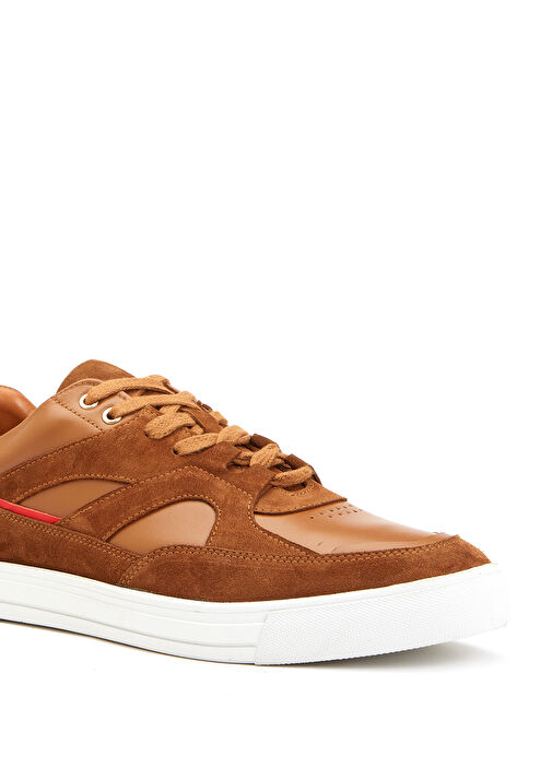 Taba Erkek Deri Sneaker - Görsel 7