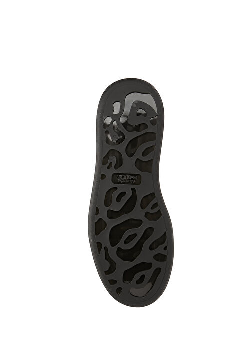 Oversized Siyah Erkek Deri Sneaker - Görsel 6