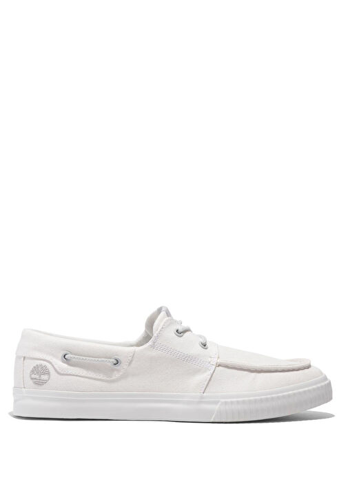 Mylo Bay Beyaz Erkek Kanvas Loafer - Görsel 2