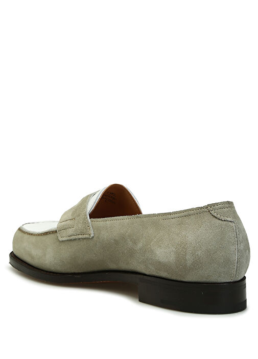Silver Beyaz Erkek Deri Loafer - Görsel 4