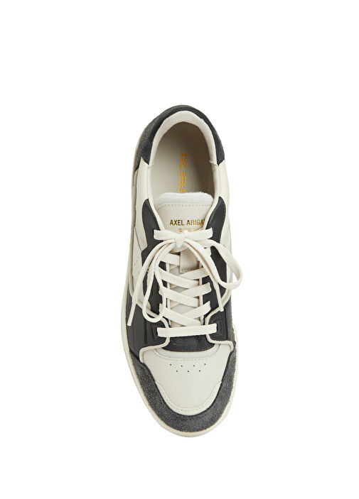 Bej Siyah Erkek Deri Sneaker - Görsel 5