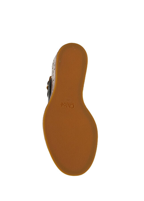 Maxime Wedge Siyah Kadın Deri Espadril - Görsel 6