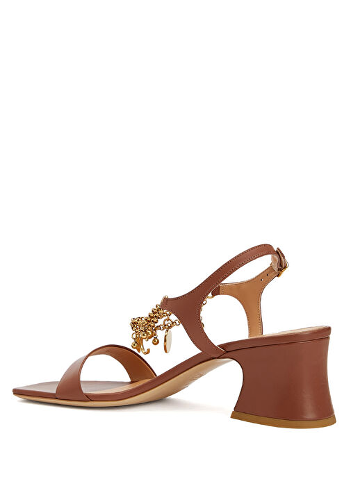 Charms Taba Kadın Deri Sandalet - Görsel 4