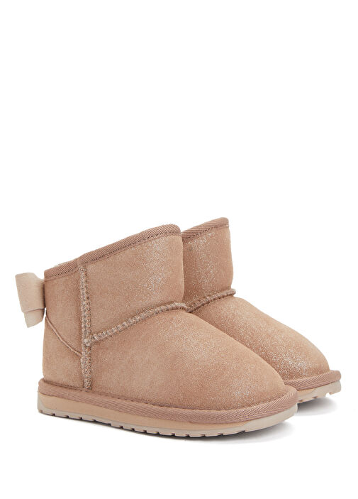 Rigel Shine Pembe Çocuk Deri Bot - Görsel 3