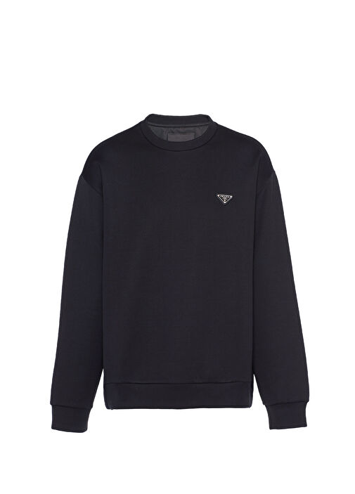 Prada logo sweatshirt on sale