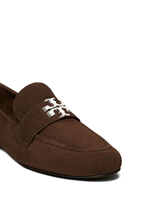 Tory Burch Tory Burch Eleanor Koyu Kahverengi Kadın Süet Loafer Beymen'de! Koyu Kahverengi - 6. görsel