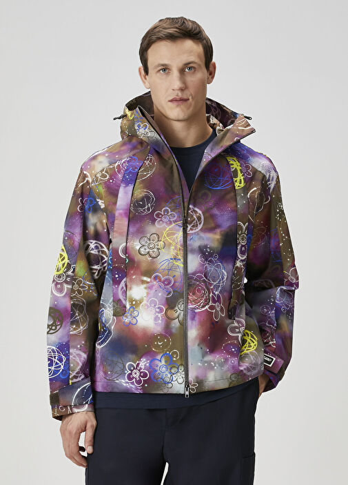 Kenzo - X Futura 2000 Çiçek Desenli Mont - Haki