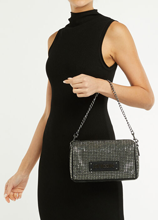 Love Moschino - Sparkling Siyah Kadın Çanta - Siyah