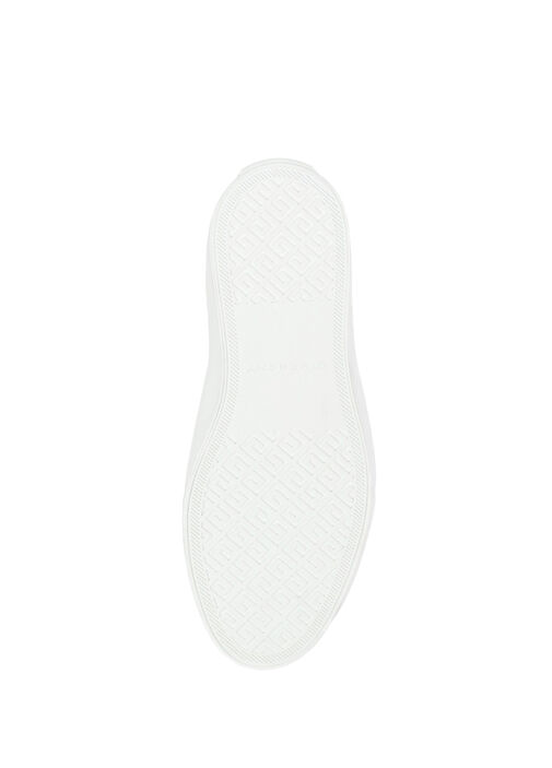 Siyah Beyaz Kadın Deri Sneaker - Görsel 6