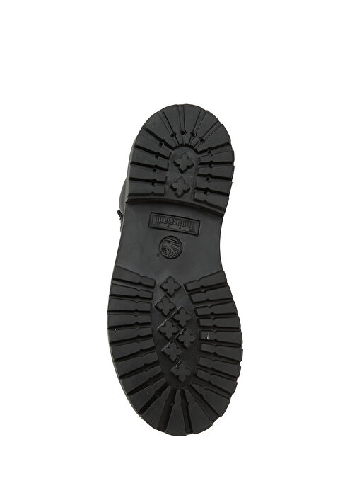 Premium 6 Inch Siyah Unisex Çocuk Deri Bot - Görsel 6