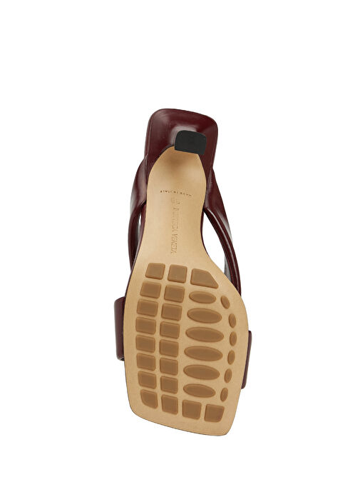 Riva Bordo Kadın Deri Terlik - Görsel 6