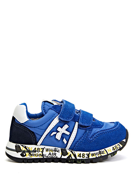 Mavi Erkek Çocuk Deri Sneaker - Görsel 2