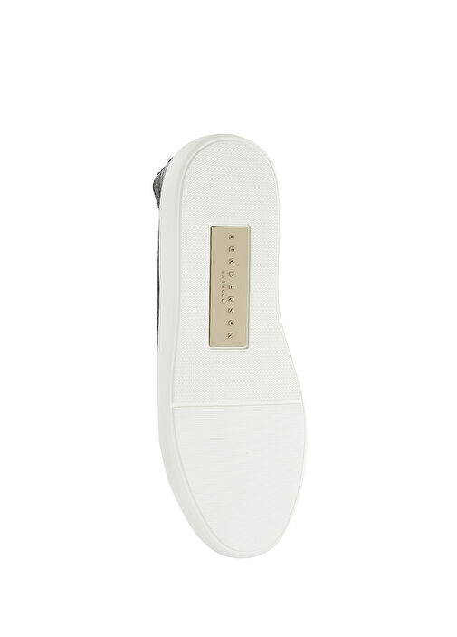 Siyah Erkek Deri Sneaker - Görsel 6