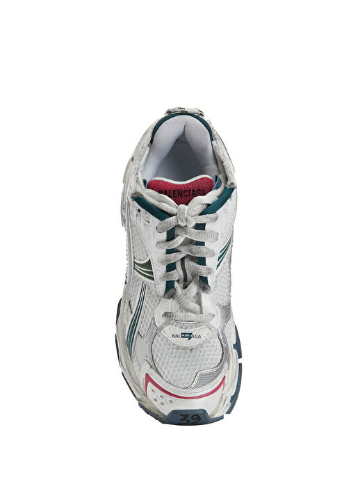 Runner Beyaz Yeşil Kadın Sneaker - Görsel 5