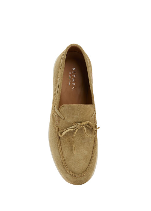 Açık Yeşil Kadın Deri Loafer - Görsel 5