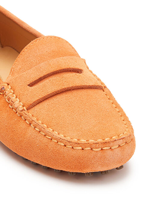 George Hogg Turuncu George Hogg Rahat Kadın Günlük Süet Loafer
