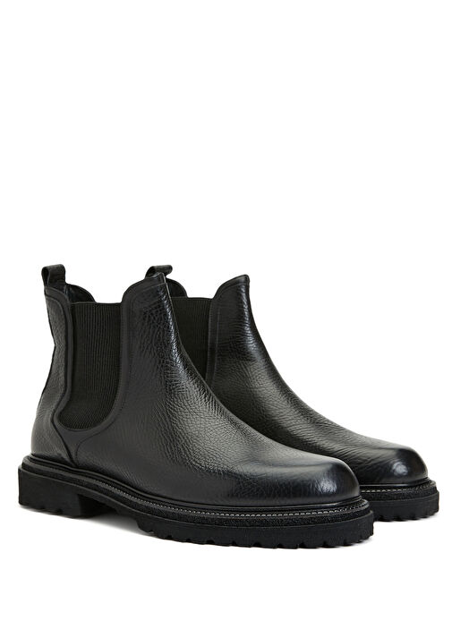 Divarese Divarese Siyah Erkek Deri Bot Beymen'de! Siyah - 3. görsel