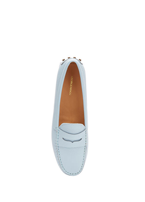 George Hogg Mavi George Hogg Rahat Açık Kadın Günlük Deri Loafer
