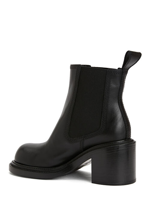 Siyah Kadın Deri Bot - Görsel 4