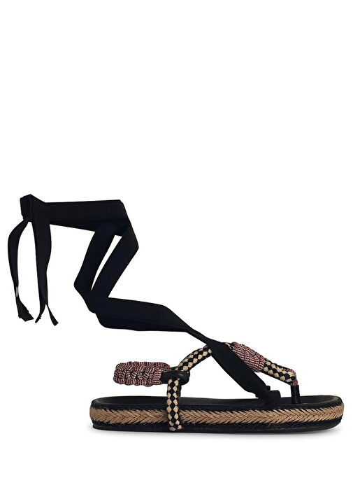 Gypsa Siyah Kadın Sandalet - Görsel 2