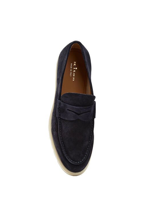 Kiton Mavi Kiton Süet Erkek Loafer