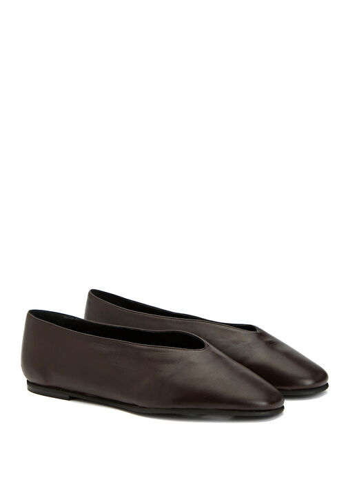 ,Reese Koyu Kahverengi Deri Babet - Görsel 3