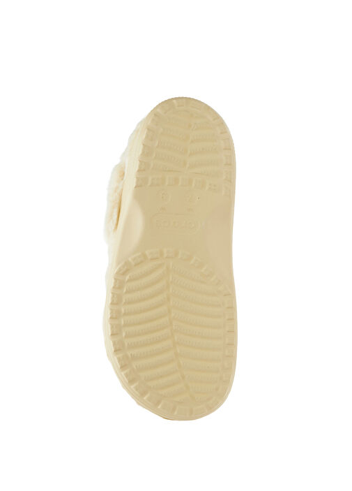 Classic Unfurgettable Krem Shearling Kadın Terlik - Görsel 6