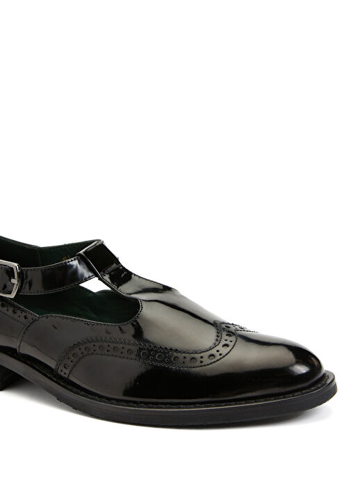 Siyah Kadın Deri Ayakkabı - Görsel 7