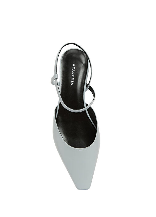 Mavi Kadın Deri Ayakkabı - Görsel 5