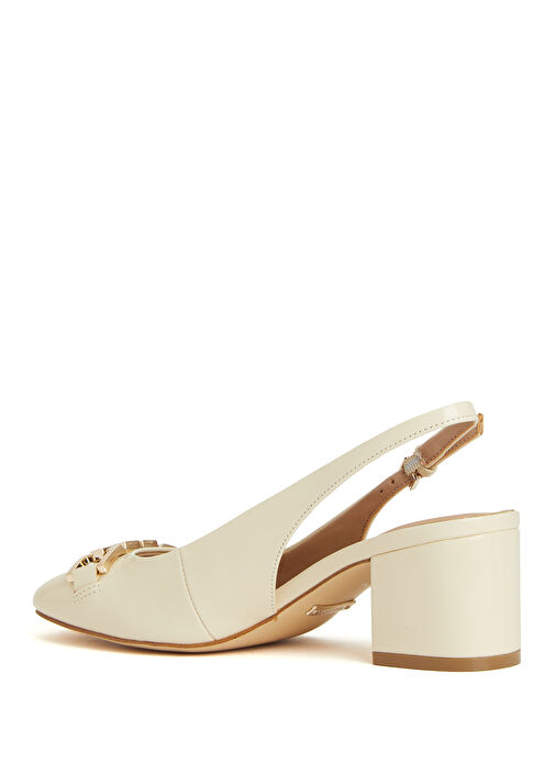 Calide Krem Topuklu Ayakkabı - Görsel 4