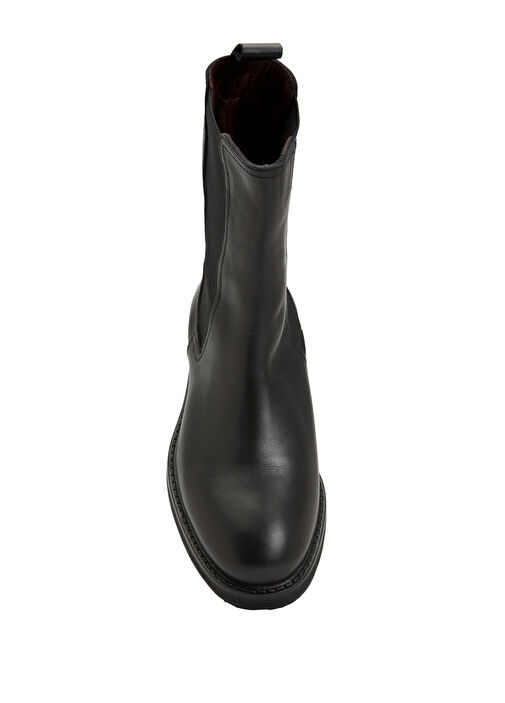 Siyah Kadın Deri Bot - Görsel 5