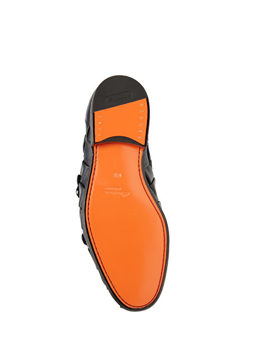 Carlos Siyah Erkek Deri Loafer - Görsel 6