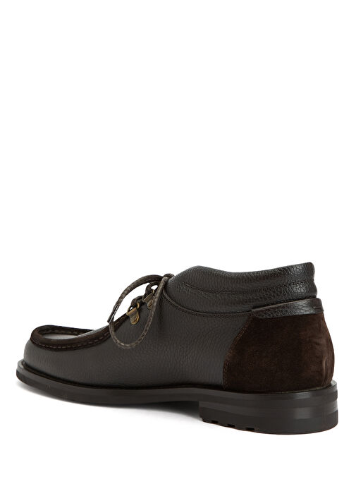 Koyu Kahverengi Erkek Deri Bot - Görsel 4