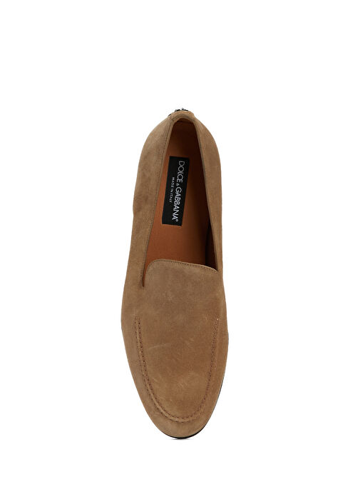 Bej Erkek Deri Loafer - Görsel 5