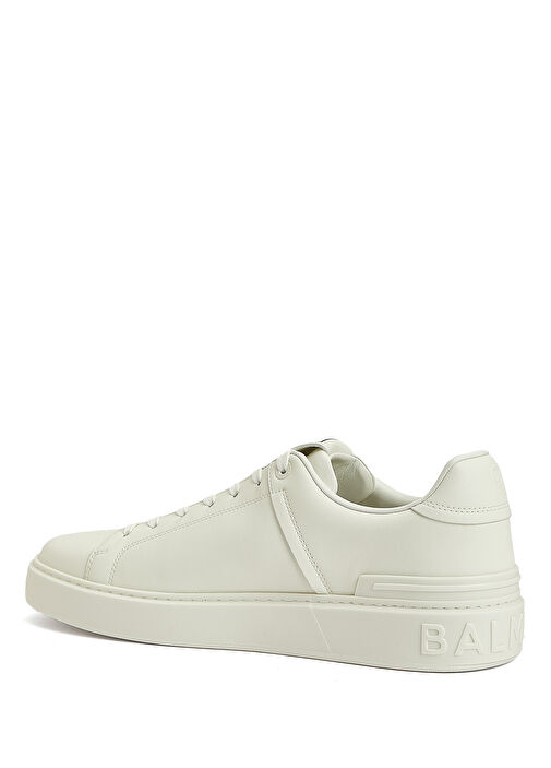 Beyaz Erkek Deri Sneaker - Görsel 4