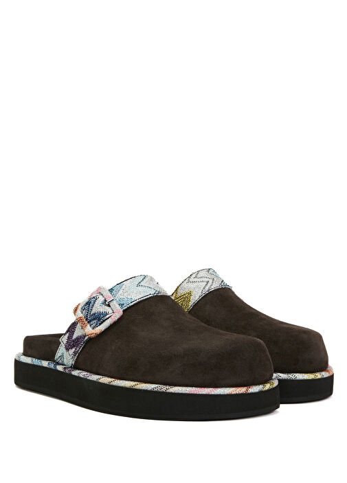 Siyah Kadın Deri Terlik - Görsel 3