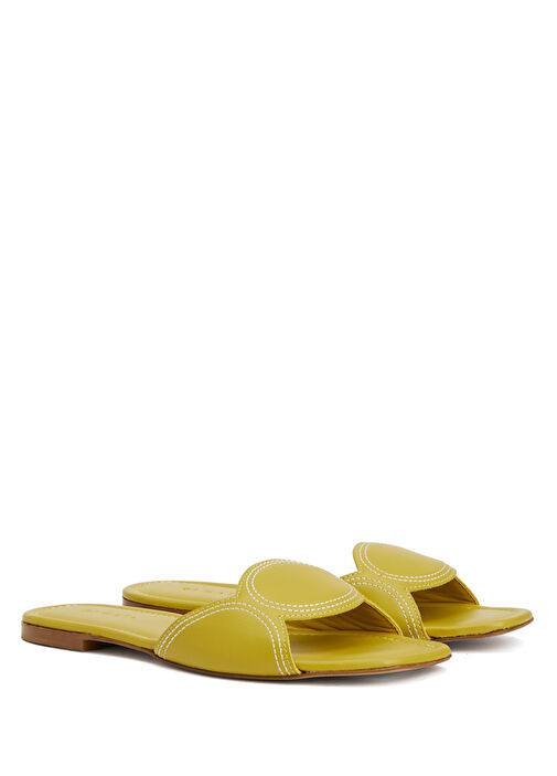 Lucia Hardal Kadın Deri Terlik - Görsel 3