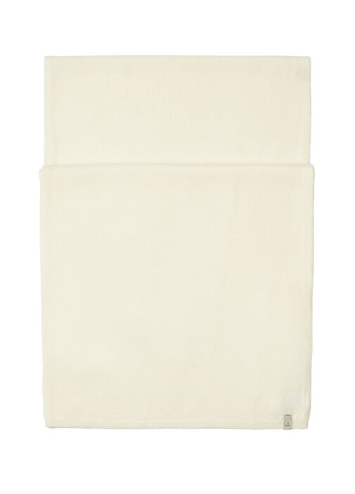 Ekru Kadın Kaşmir Karışımlı Yün Atkı